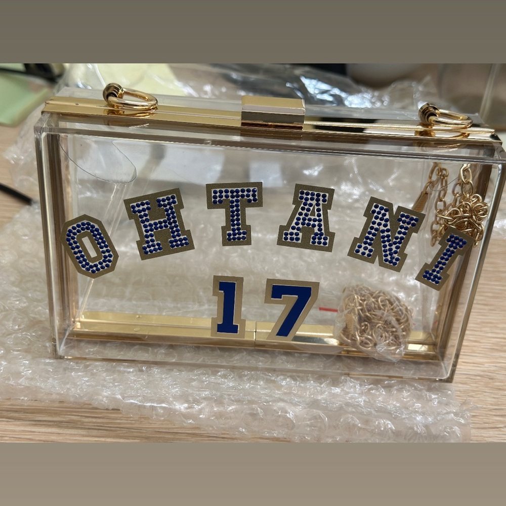 Gold and Blue OHTANI Clutch